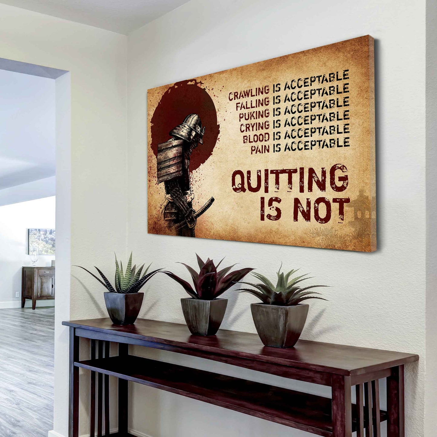 Knight Templar Poster Canvas Quiting Is Not Best Gifts Motivation Quotes