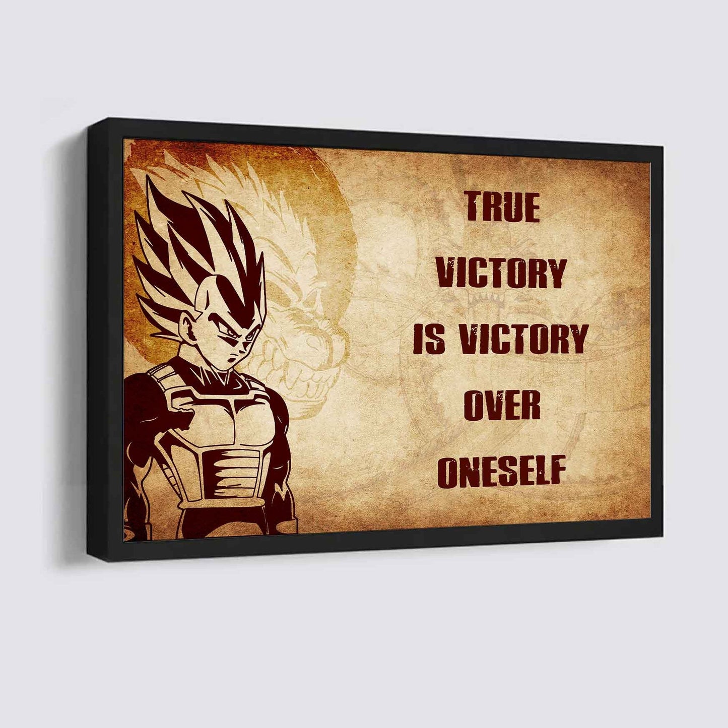 Knight Templar Poster Canvas True Victory Is Victory Over Oneself Gift For Your Friend
