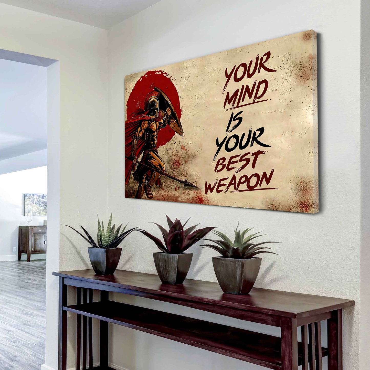 Knight Templar Poster Canvas Your Mind Is Your Best Weapon Best Gift (Copy)