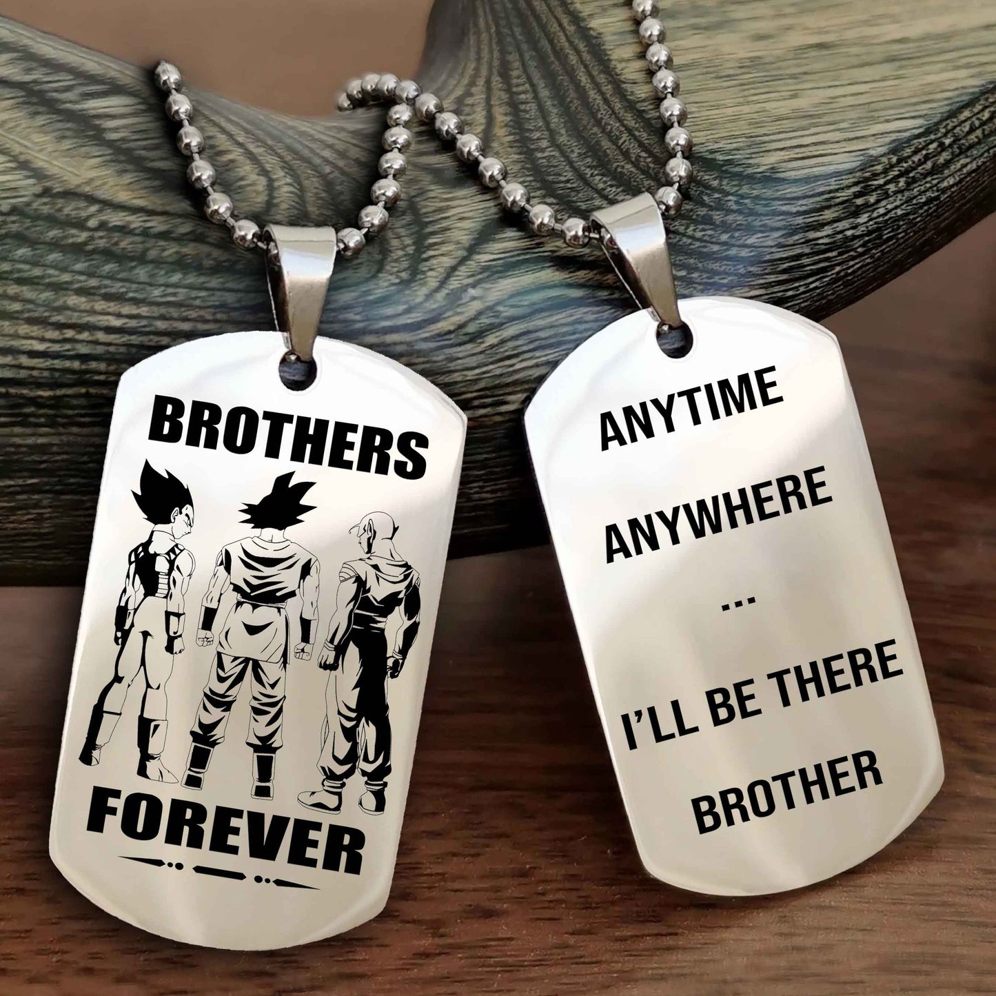 Knight Templar Personalized Double Sided Dog Tag For My Brother - Call On Me Brother And We Will Fight Them Together Gift For Your Friend