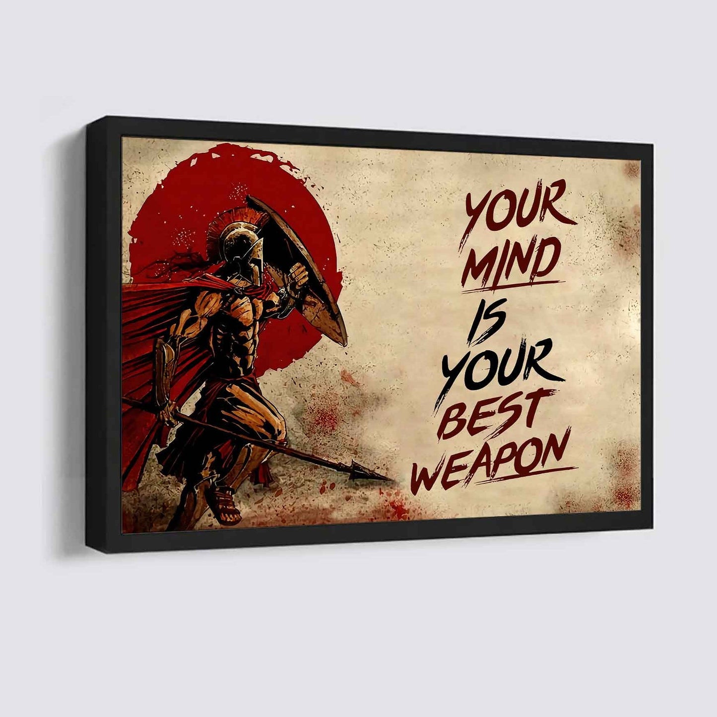 Knight Templar Poster Canvas Your Mind Is Your Best Weapon Best Gift (Copy)