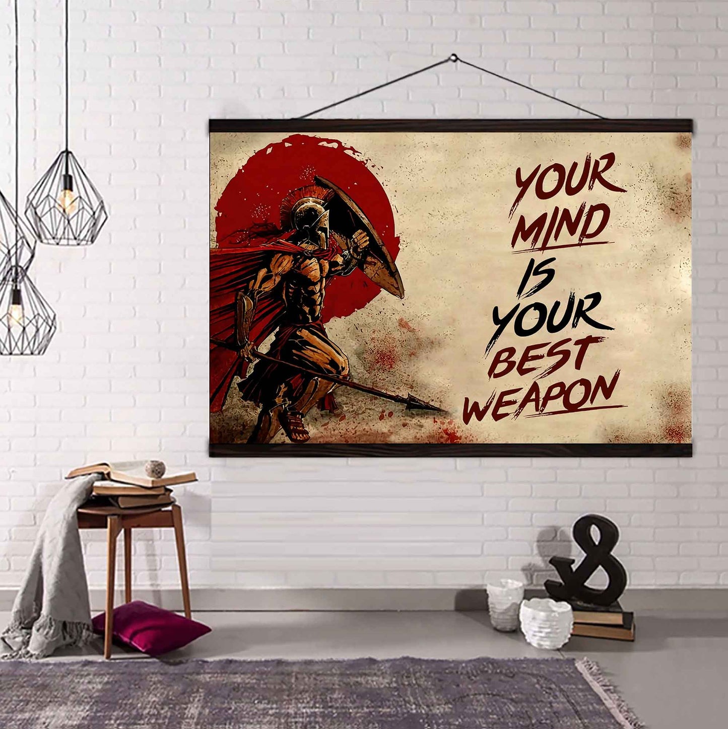 Knight Templar Poster Canvas Your Mind Is Your Best Weapon Best Gift (Copy)