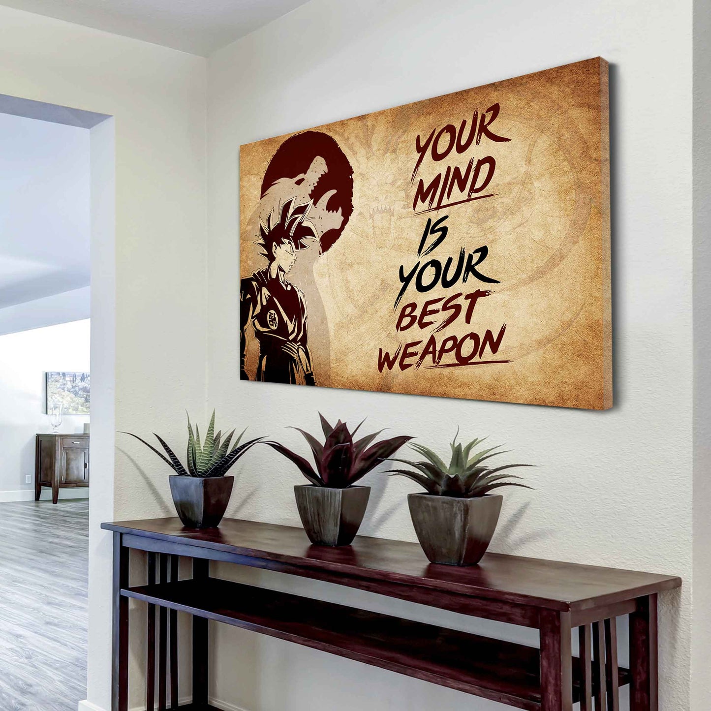 Knight Templar Poster Canvas Your Mind Is Your Best Weapon Best Gift (Copy)