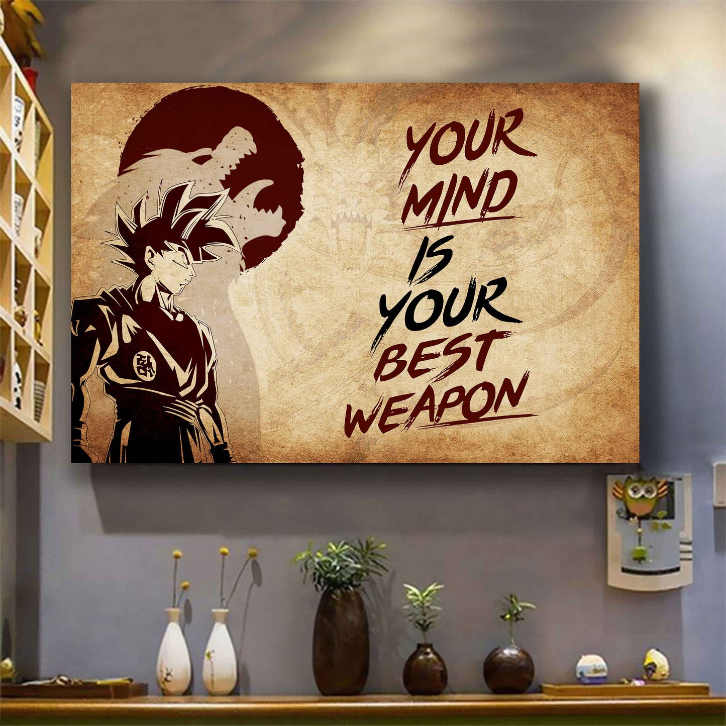 Knight Templar Poster Canvas Your Mind Is Your Best Weapon Best Gift (Copy)