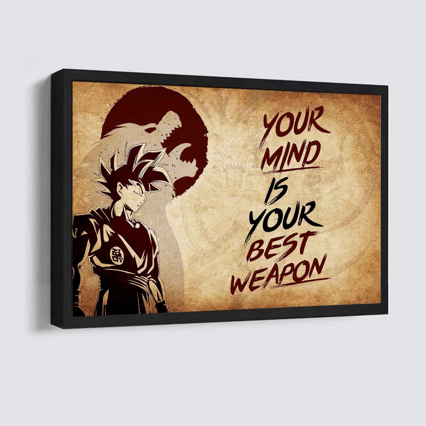 Knight Templar Poster Canvas Your Mind Is Your Best Weapon Best Gift (Copy)