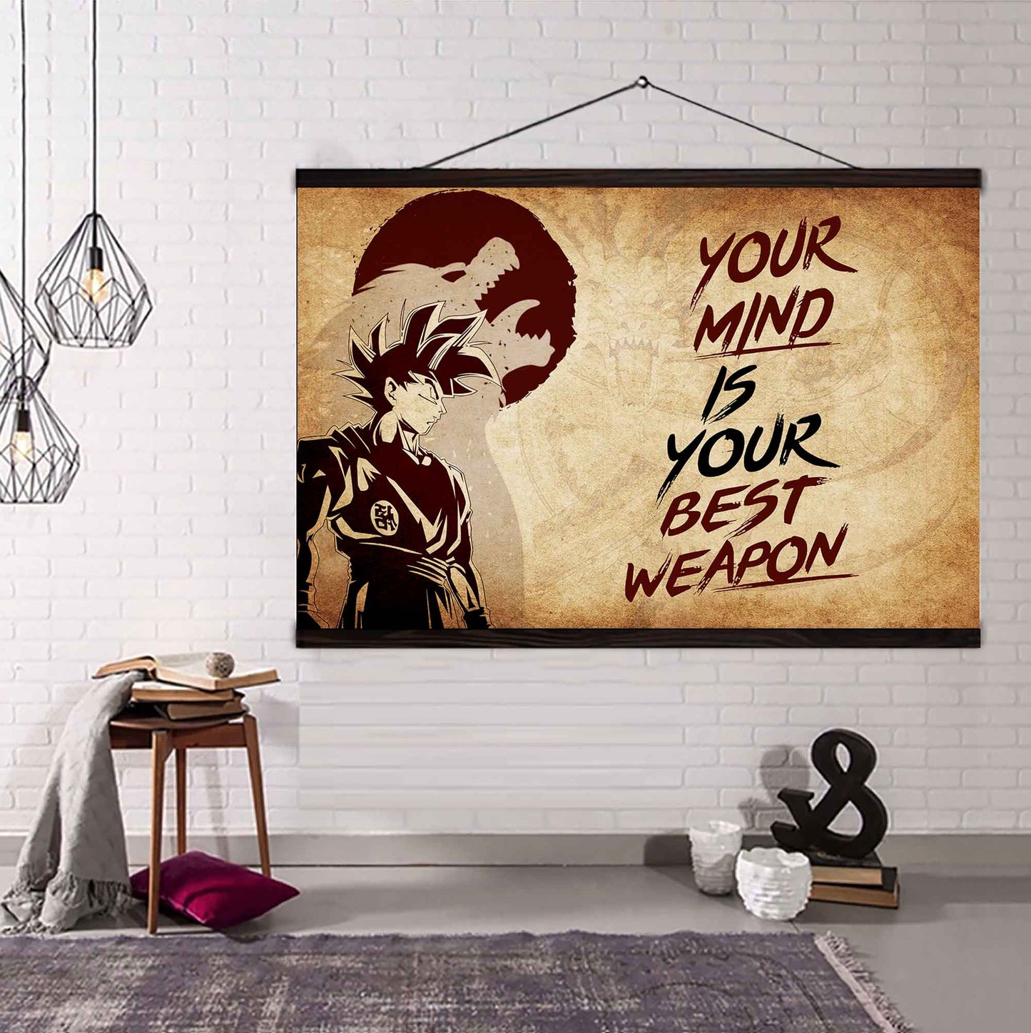 Knight Templar Poster Canvas Your Mind Is Your Best Weapon Best Gift (Copy)