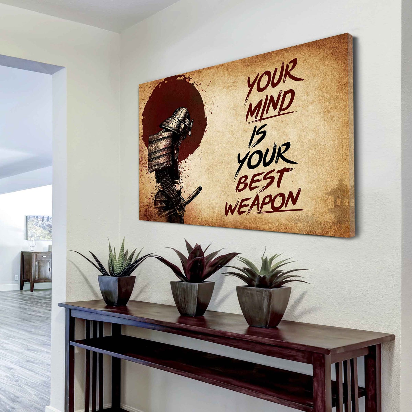 Knight Templar Poster Canvas Your Mind Is Your Best Weapon Best Gift (Copy)