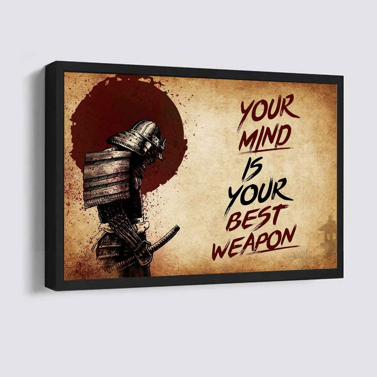 Knight Templar Poster Canvas Your Mind Is Your Best Weapon Best Gift (Copy)