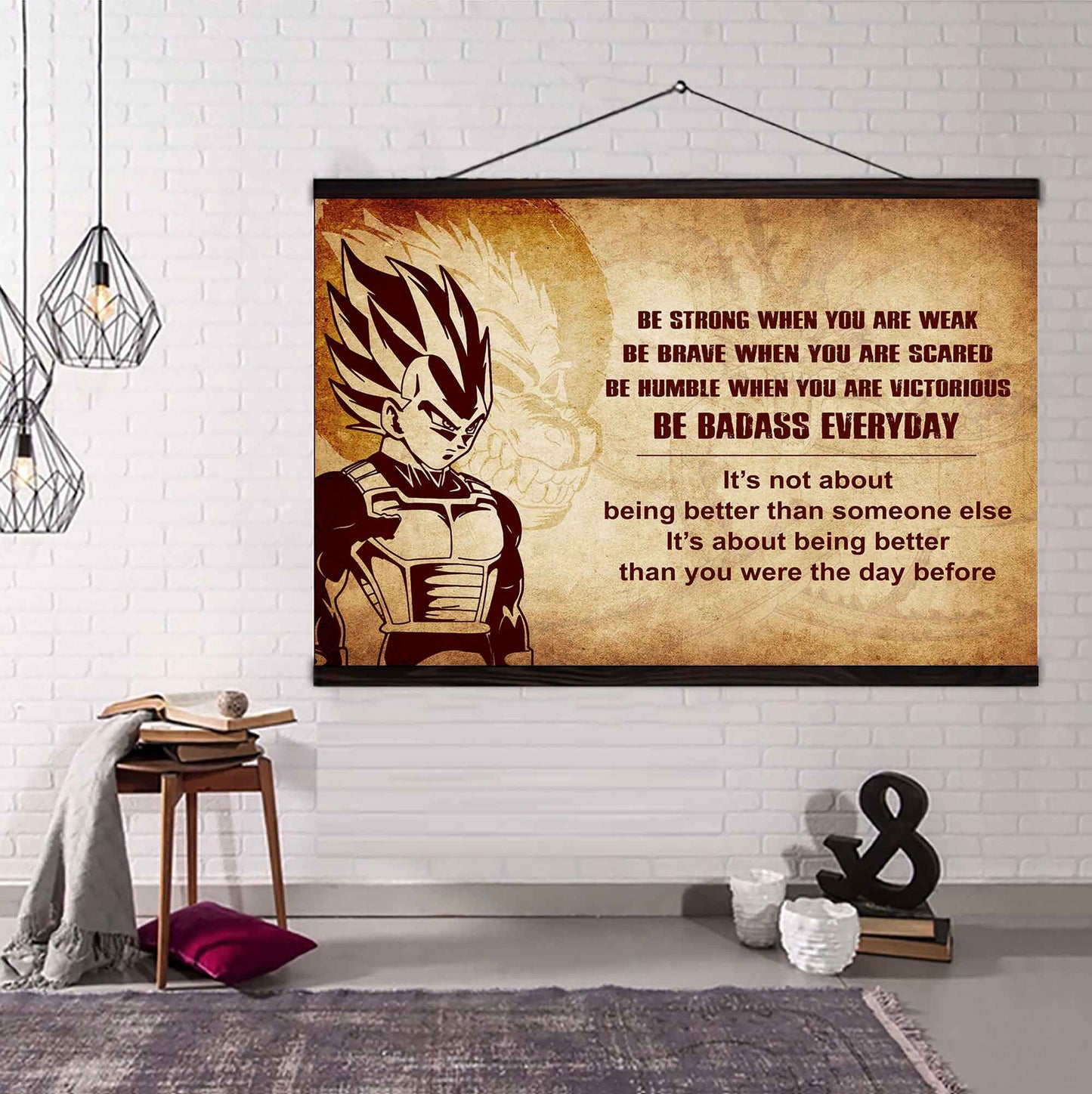 Knight Templar Poster Canvas Be Strong When You Are Weak Be Badass Everyday From Dad To Son Gift For Your Son Motivational Quotes