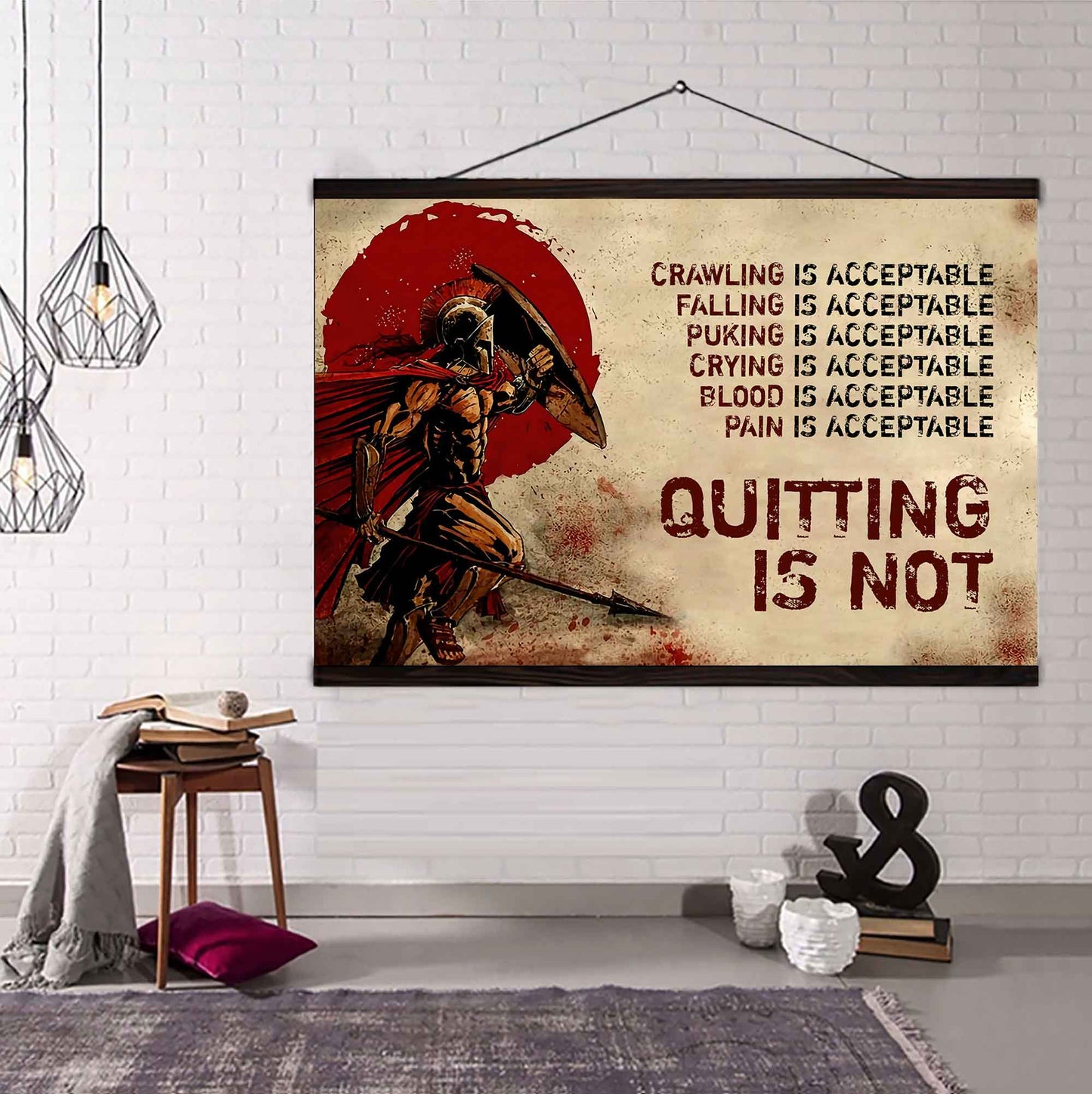 Knight Templar Poster Canvas Quiting Is Not Best Gifts Motivation Quotes