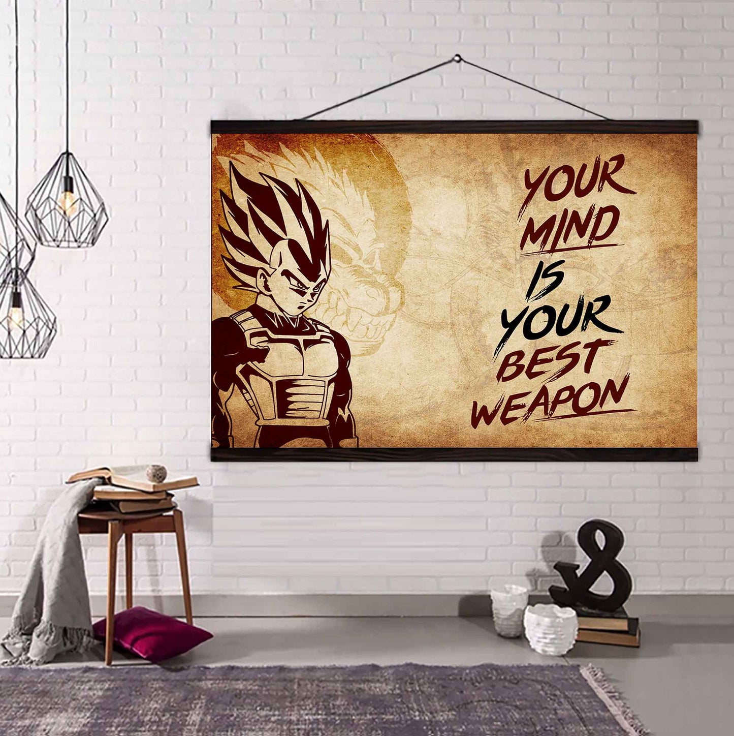 Knight Templar Poster Canvas Your Mind Is Your Best Weapon Best Gift (Copy)