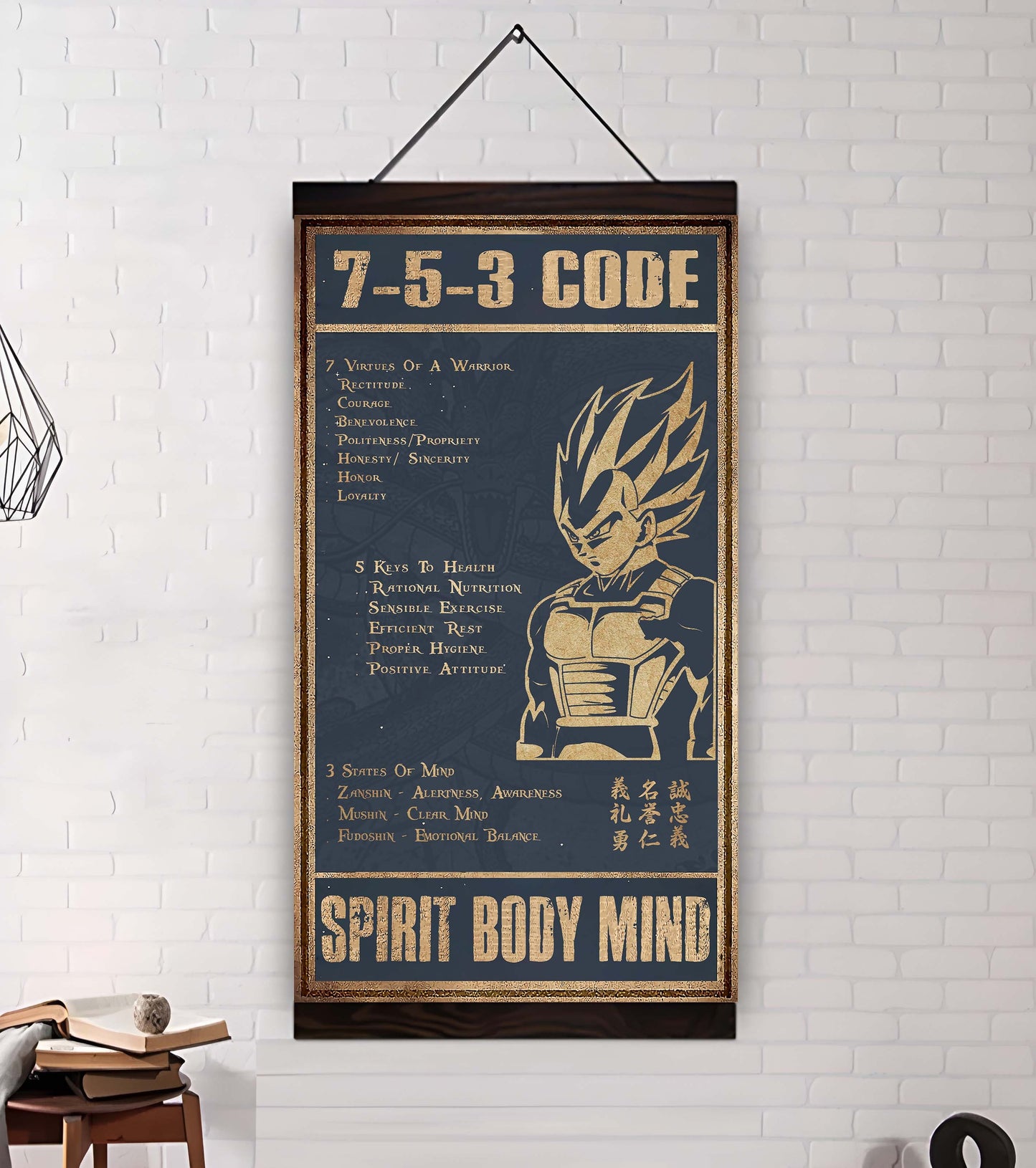 GK 7 5 3 Code New Vertical Poster Canvas Wall Art (Ver2)