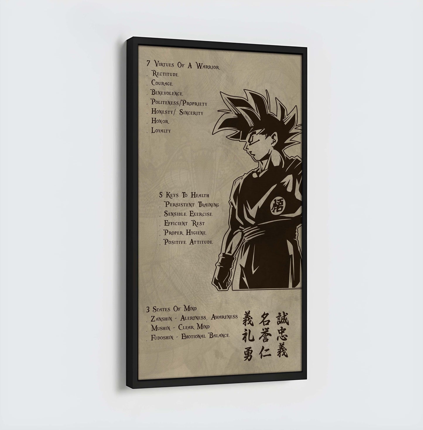 GK 7 5 3 Code New Vertical Poster Canvas Wall Art