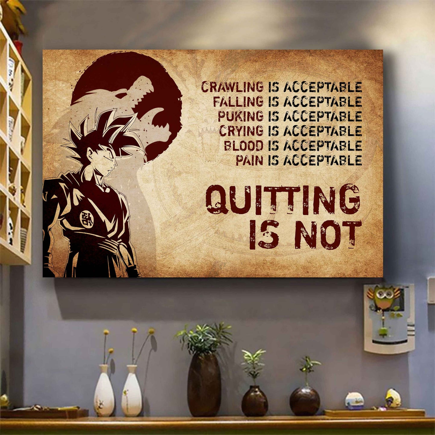 Knight Templar Poster Canvas Quiting Is Not Best Gifts Motivation Quotes