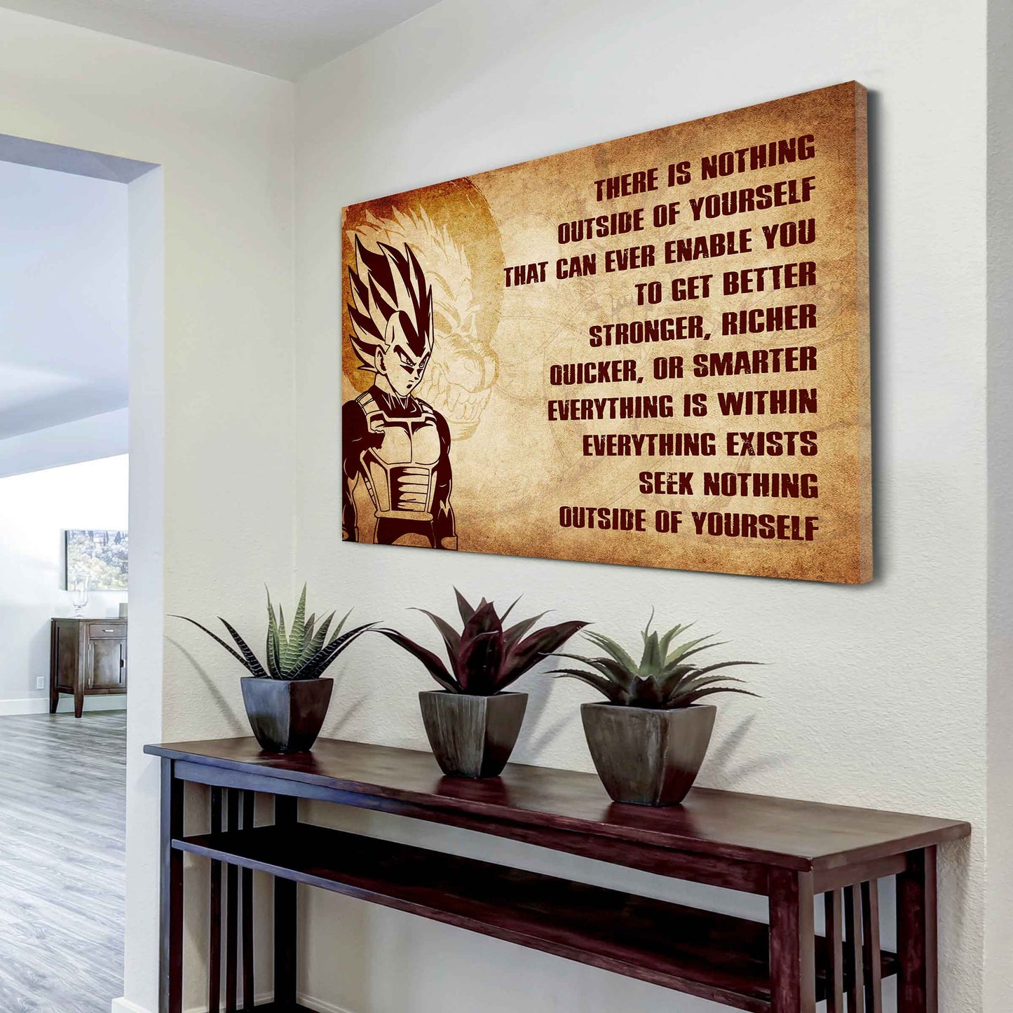 Knight Templar Poster Canvas There Is Nothing Outside Of Yourself Best Gift With Motivation Quotes