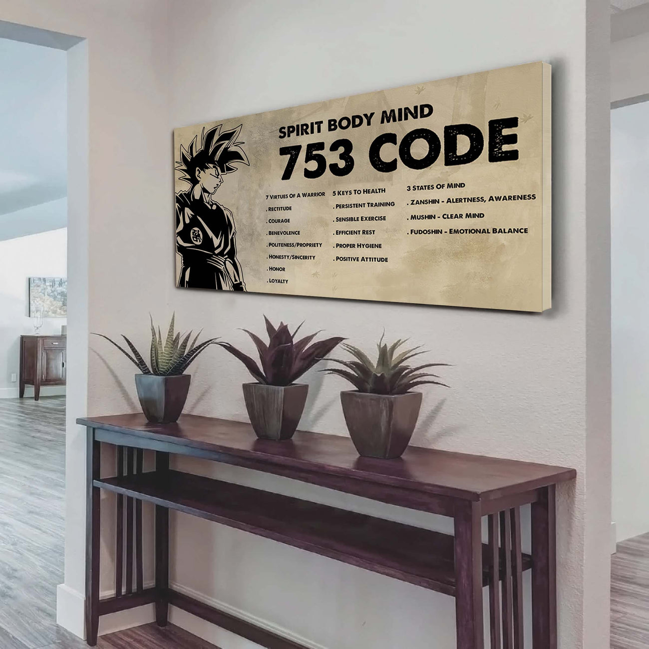 Knight Templar Poster Canvas 7 5 3 Code Motivation Quotes