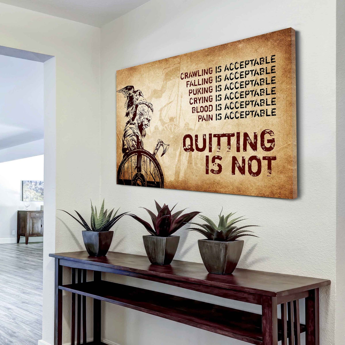 Knight Templar Poster Canvas Quiting Is Not Best Gifts Motivation Quotes