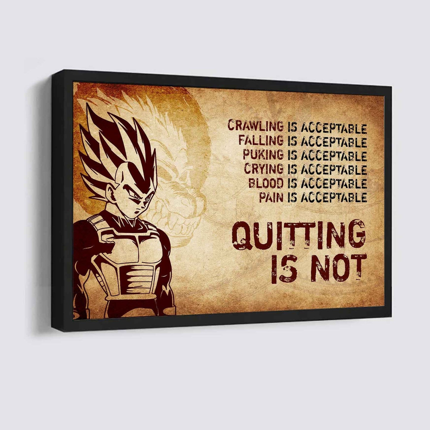 Knight Templar Poster Canvas Quiting Is Not Best Gifts Motivation Quotes