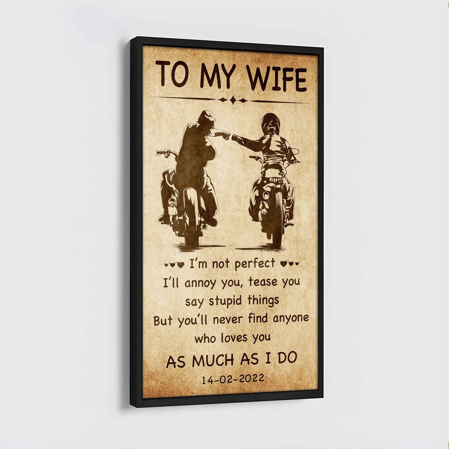 Family Poster Canvas You Are Braver Than You Believe - I Am Not Perfect