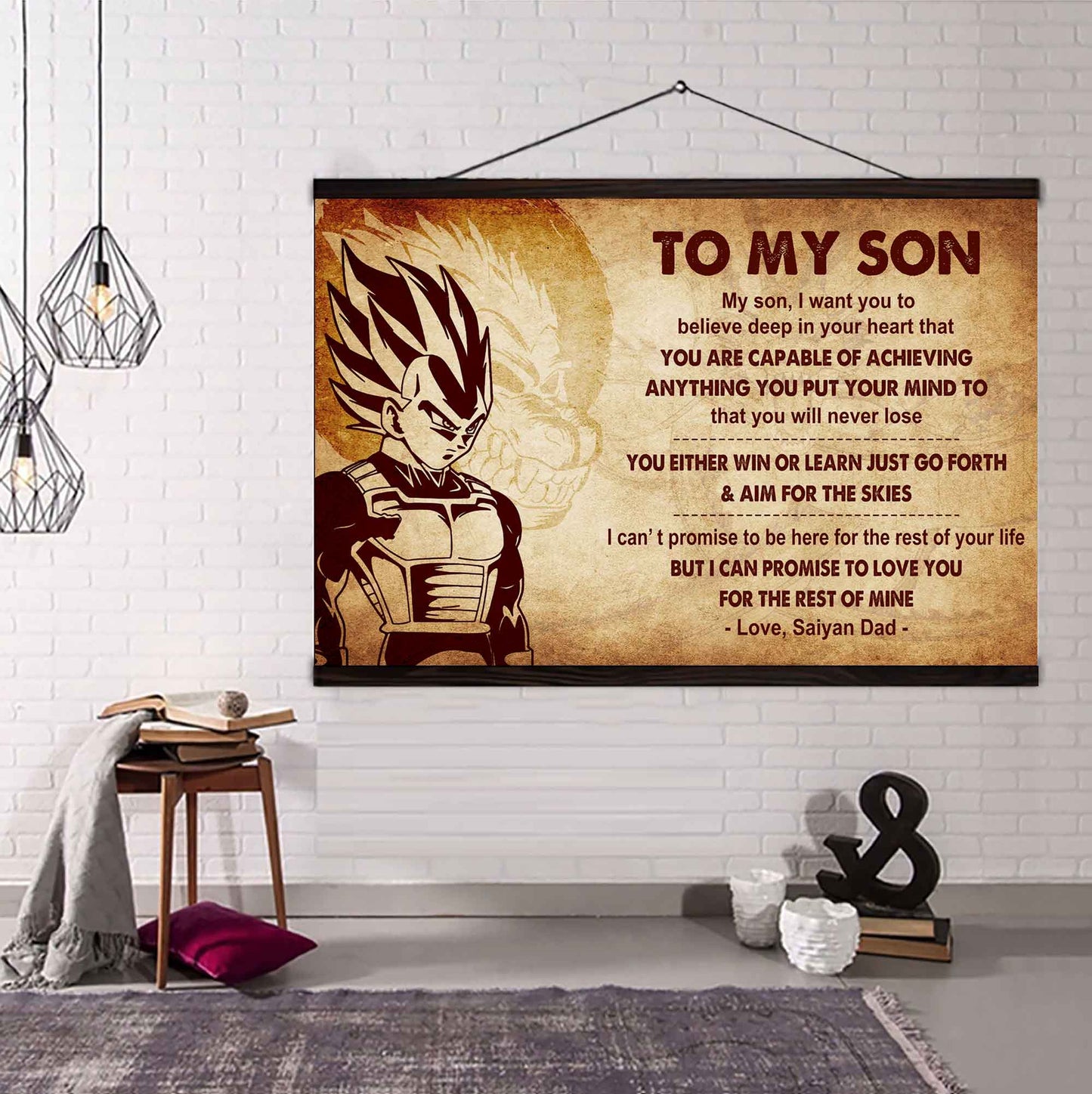 Spartan Poster Canvas You Will Never Lose You Either Win Or Learn From Dad To Son