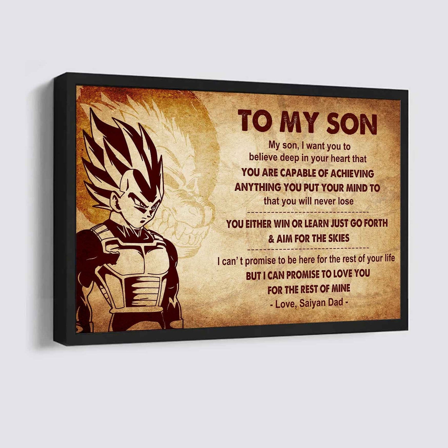 Spartan Poster Canvas You Will Never Lose You Either Win Or Learn From Dad To Son