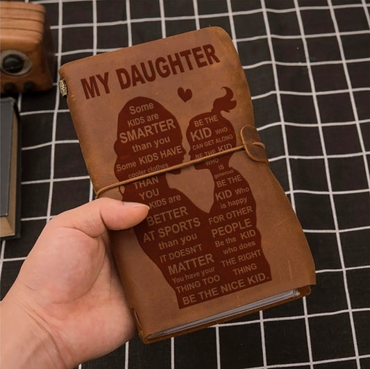 Family gifts for back to school Vintage Journal mom to daughter be the nice kid
