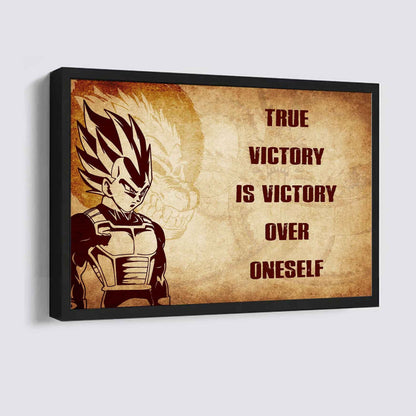 Knight Templar Poster Canvas True Victory Is Victory Over Oneself Gift For Your Friend