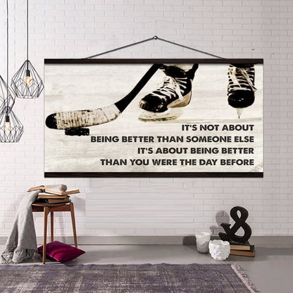 Tennis It is not About Being Better Than Someone Else It is about being better than you were the day before