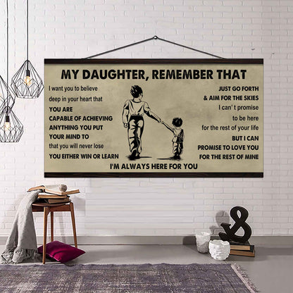 Soldier To My Daughter Remember That You Will Never Lose You Either Win Or Learn I'm Always Here For You