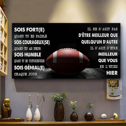 Basket-ball Il ne s'agit pas d'être meilleur que quelqu'un d'autre, il s'agit d'être meilleur que vous ne l'étiez hier.