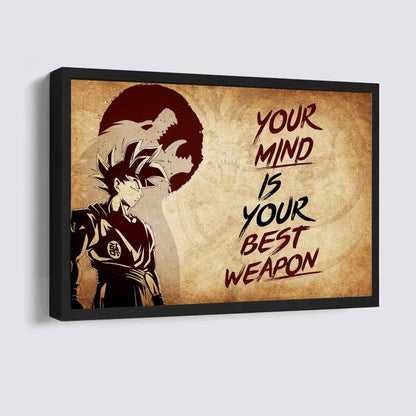 Knight Templar Poster Canvas Your Mind Is Your Best Weapon Best Gift (Copy)