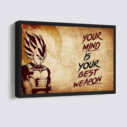 Knight Templar Poster Canvas Your Mind Is Your Best Weapon Best Gift (Copy)