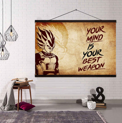 Knight Templar Poster Canvas Your Mind Is Your Best Weapon Best Gift (Copy)