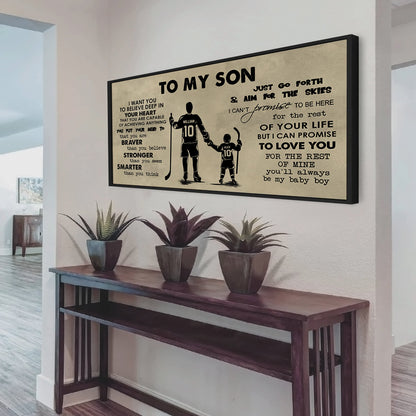 Family TO MY SON- I WANT YOU TO BELIEVE- CANVAS POSTER