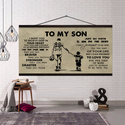Family TO MY SON- I WANT YOU TO BELIEVE- CANVAS POSTER