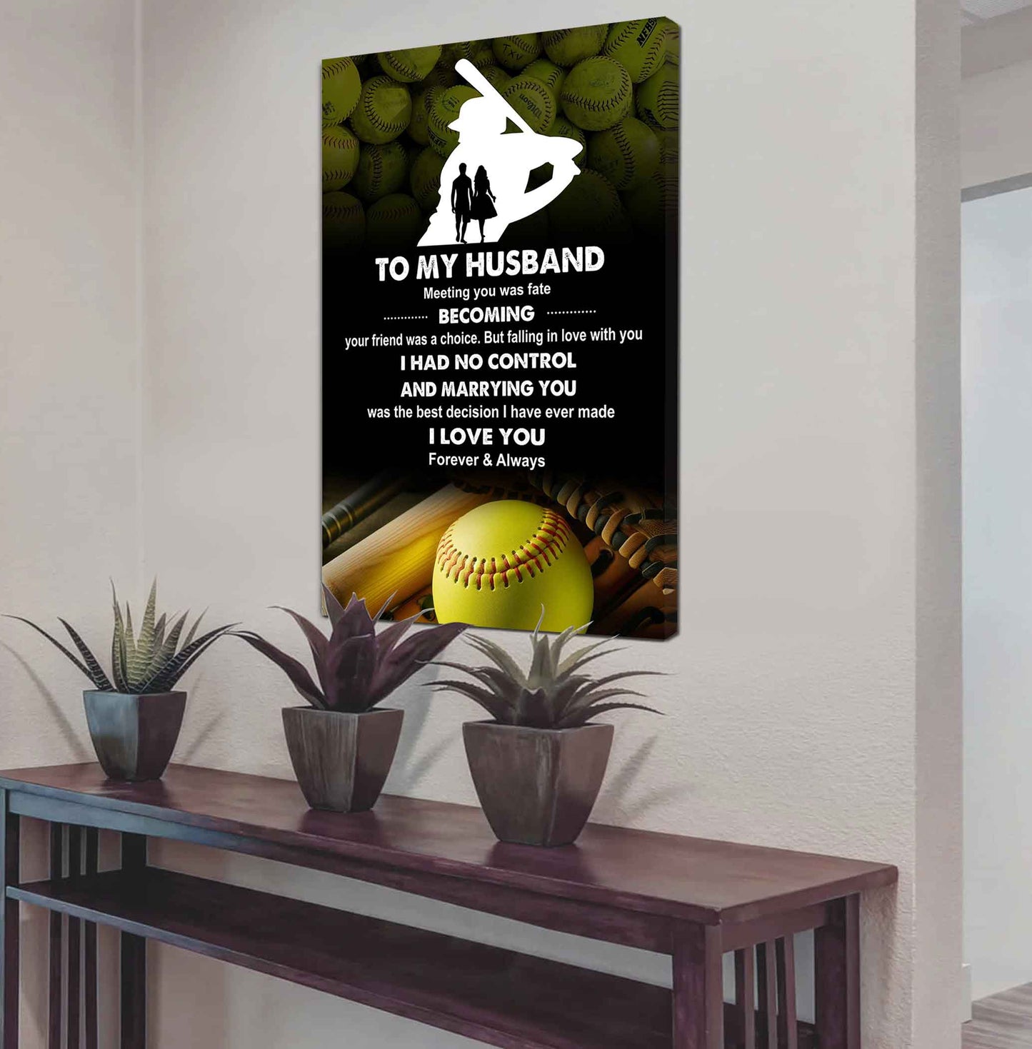 Sport Poster Canvas To My Husband Meeting You Was Fate Becoming Your Friend Gift For Your Husband