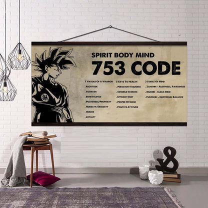 Knight Templar Poster Canvas 7 5 3 Code Motivation Quotes