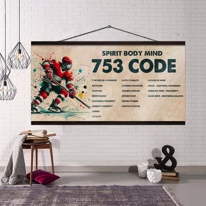 Knight Templar Poster Canvas 7 5 3 Code Motivation Quotes