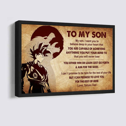 Spartan Poster Canvas You Will Never Lose You Either Win Or Learn From Dad To Son