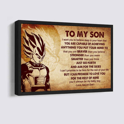 Spartan Poster Canvas Just Go Forth And Aim For The Skies From Dad To Son Gift For Your Son