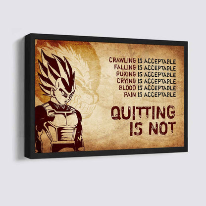 Knight Templar Poster Canvas Quiting Is Not Best Gifts Motivation Quotes