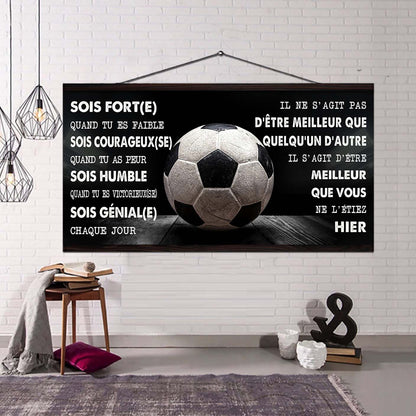 Basket-ball Il ne s'agit pas d'être meilleur que quelqu'un d'autre, il s'agit d'être meilleur que vous ne l'étiez hier.