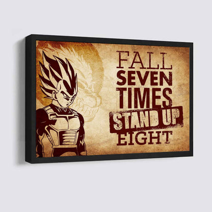 Knight Templar Poster Canvas Fall Down Seven Times Stand Up Eight
