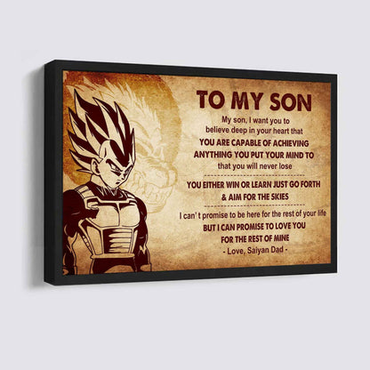 Spartan Poster Canvas You Will Never Lose You Either Win Or Learn From Dad To Son