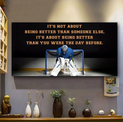 Swimming It is not About Being Better Than Someone Else It is about being better than you were the day before